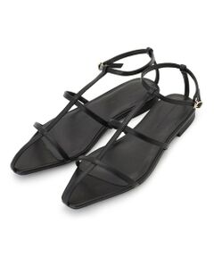 23区 / ニジュウサンク サンダル | 【見上愛さん着用】ポインテッド Tストラップ サンダル