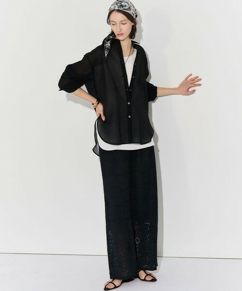 23区 / ニジュウサンク サンダル | 【見上愛さん着用】ポインテッド Tストラップ サンダル | 詳細2