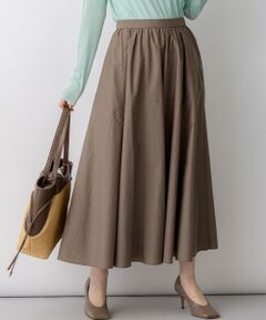 23区 / ニジュウサンク ミニ・ひざ丈スカート | ナイロンコットンタフタ フレアスカート