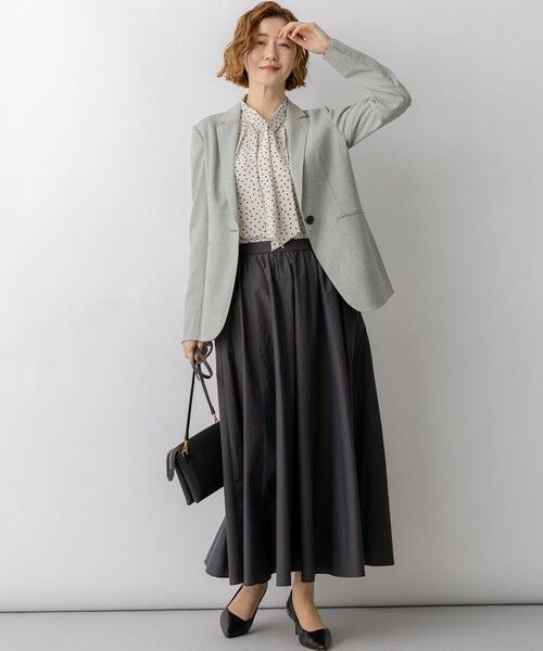 23区 / ニジュウサンク ミニ・ひざ丈スカート | ナイロンコットンタフタ フレアスカート | 詳細14