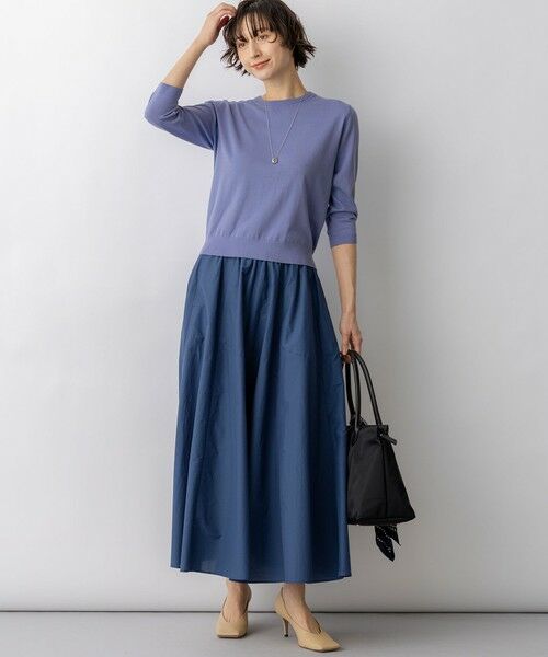 23区 / ニジュウサンク ミニ・ひざ丈スカート | ナイロンコットンタフタ フレアスカート | 詳細18