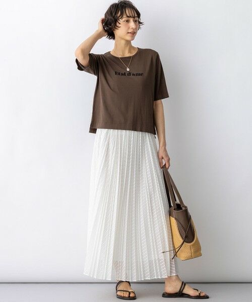 23区 / ニジュウサンク ロング・マキシ丈スカート | レース プリーツスカート | 詳細3