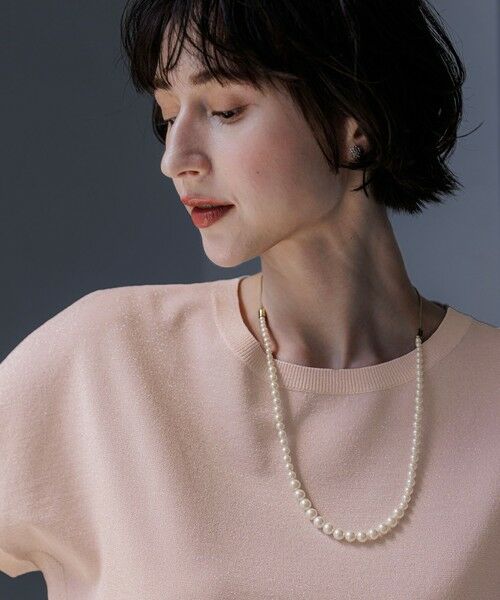 23区 / ニジュウサンク ネックレス・ペンダント・チョーカー | パールコンビ スネークチェーン ネックレス（ゴールド系）