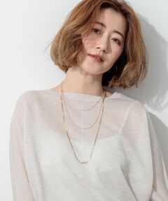 23区 / ニジュウサンク ネックレス・ペンダント・チョーカー | 【WEB&一部店舗限定】ミックスチェーン 3連 ネックレス