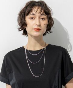 23区 / ニジュウサンク ネックレス・ペンダント・チョーカー | 【WEB&一部店舗限定】ミックスチェーン 3連 ネックレス