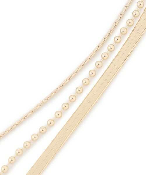 23区 / ニジュウサンク ネックレス・ペンダント・チョーカー | 【WEB&一部店舗限定】ミックスチェーン 3連 ネックレス | 詳細7