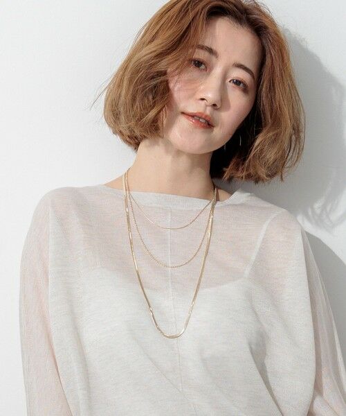 23区 / ニジュウサンク ネックレス・ペンダント・チョーカー | 【WEB&一部店舗限定】ミックスチェーン 3連 ネックレス（ゴールド系）