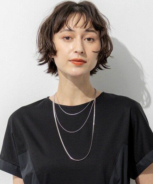 23区 / ニジュウサンク ネックレス・ペンダント・チョーカー | 【WEB&一部店舗限定】ミックスチェーン 3連 ネックレス（シルバー系）