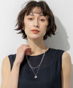 23区 / ニジュウサンク ネックレス・ペンダント・チョーカー | 【WEB&一部店舗限定】アシンメトリーチェーンコイン ネックレス