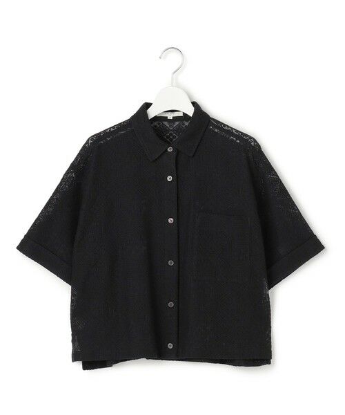 23区 / ニジュウサンク シャツ・ブラウス | 【SLOW/一部店舗限定】モチーフレース 半袖 シャツ | 詳細4