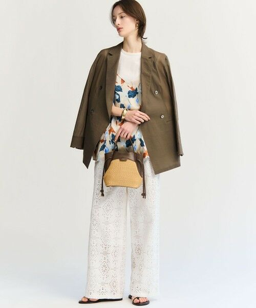 23区 / ニジュウサンク シャツ・ブラウス | カラーリリープリント キャミソールブラウス | 詳細6