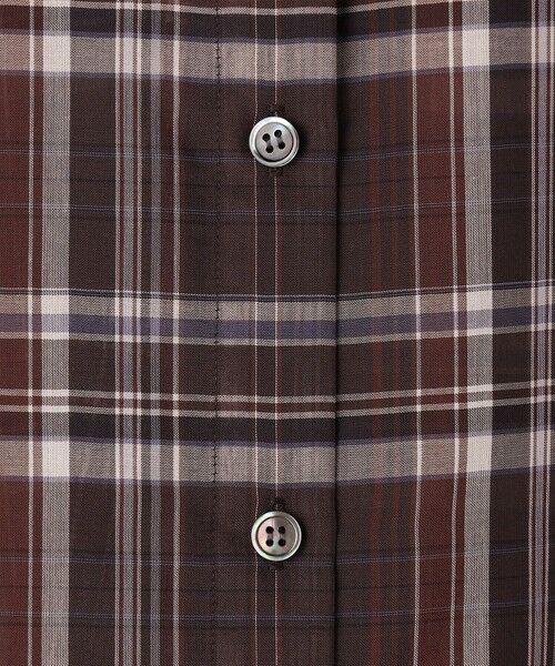 23区 / ニジュウサンク シャツ・ブラウス | 【見上愛さん着用】ハイツイストシアーチェック クロップド シャツ | 詳細13