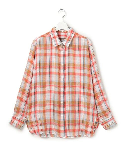 23区 / ニジュウサンク シャツ・ブラウス | 【見上愛さん着用】LIBECOリネン チェック シャツ | 詳細4