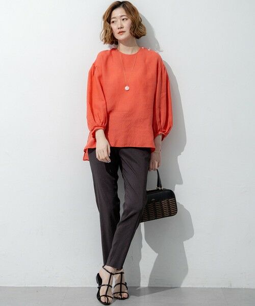 23区 / ニジュウサンク シャツ・ブラウス | LIBECOリネン ボリュームスリーブ ブラウス | 詳細2