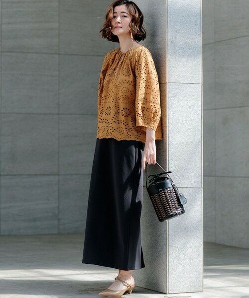 23区 / ニジュウサンク シャツ・ブラウス | 【見上愛さん着用】カットワークエンブロイダリー 2WAYブラウス | 詳細10