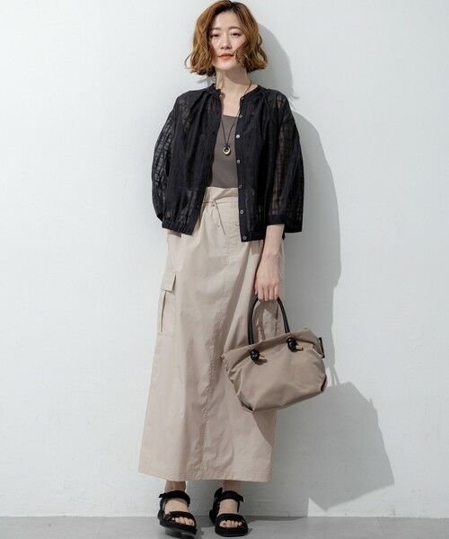 23区 / ニジュウサンク シャツ・ブラウス | シャドーシアーチェック 2WAY ブラウス | 詳細12