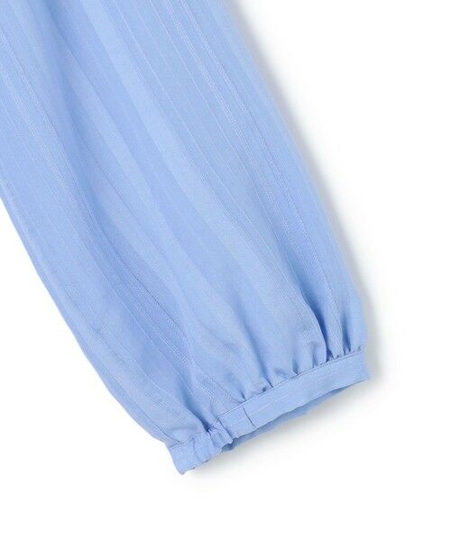 23区 / ニジュウサンク シャツ・ブラウス | ドビーストライプ クルーネック フレアブラウス | 詳細9