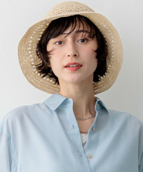 23区 / ニジュウサンク ハット | ペーパーバスケット ハット（ベージュ系）