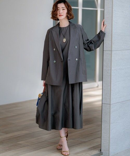 23区 / ニジュウサンク その他アウター | MANTECOブライトワッシャー ダブル ジャケット | 詳細3