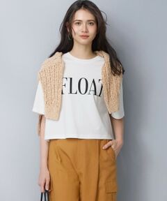 23区 / ニジュウサンク カットソー | 【SLOW/一部店舗限定】ヴィンテージライクジャージー クロップド ロゴ Tシャツ