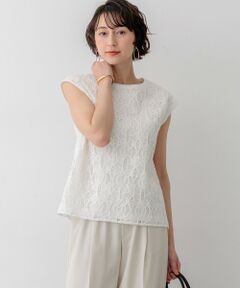 23区 / ニジュウサンク カットソー | コードエンブロイダリージャージー フレンチスリーブ カットソー