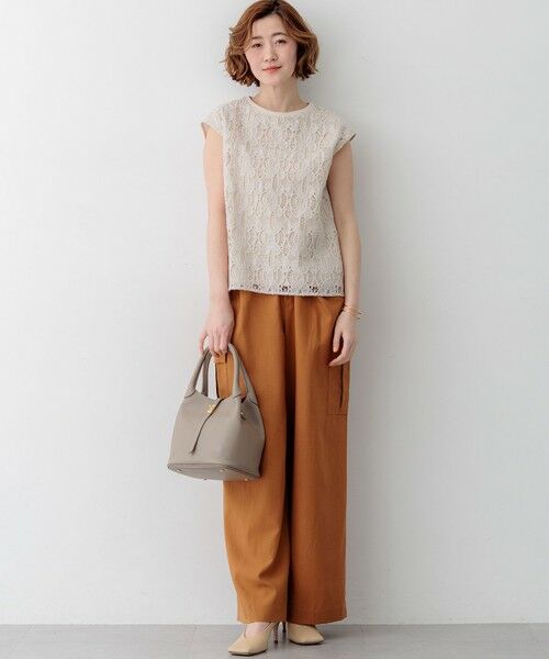 23区 / ニジュウサンク カットソー | コードエンブロイダリージャージー フレンチスリーブ カットソー | 詳細8