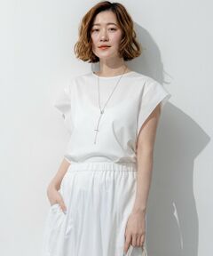 23区 / ニジュウサンク カットソー | スムースデザイン タフタスリーブ カットソー