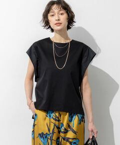 23区 / ニジュウサンク カットソー | スムースデザイン タフタスリーブ カットソー