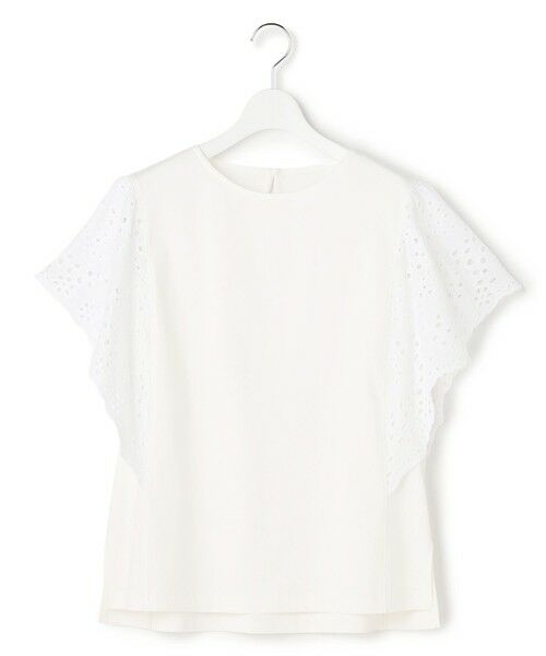 23区 / ニジュウサンク カットソー | カットワークエンブロイダリー デザインスリーブ トップス | 詳細5
