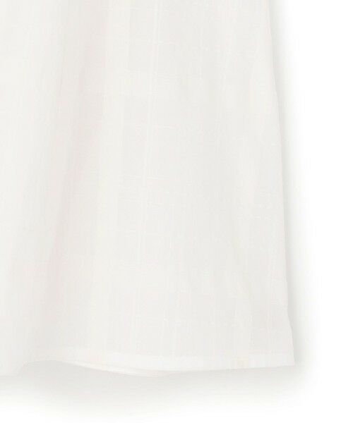 23区 / ニジュウサンク シャツ・ブラウス | シアーチェックレイヤード フレア Tブラウス | 詳細7