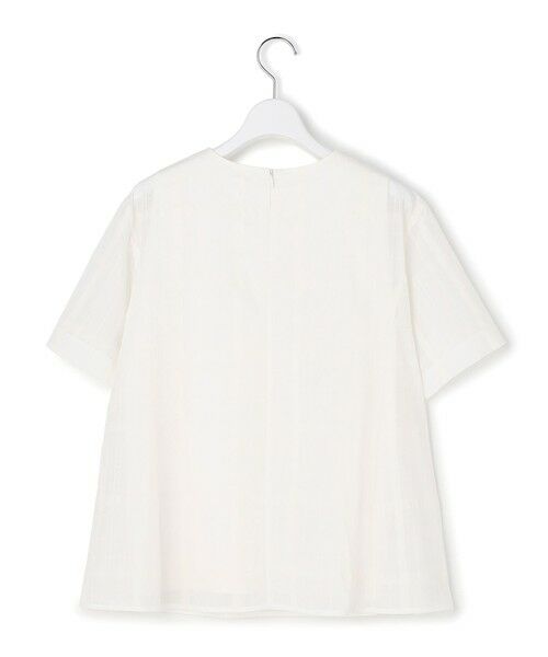 23区 / ニジュウサンク シャツ・ブラウス | シアーチェックレイヤード フレア Tブラウス | 詳細4