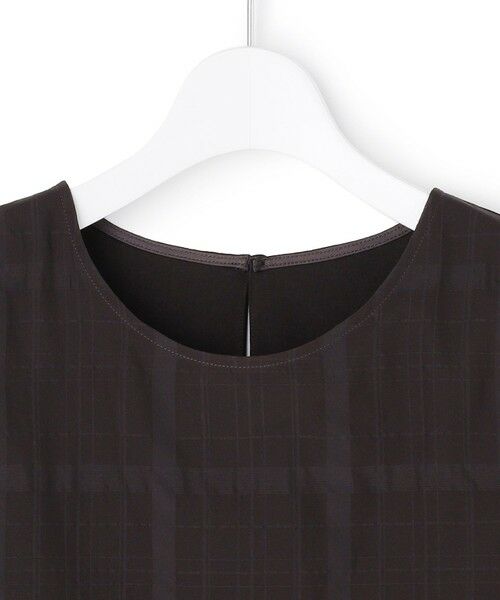23区 / ニジュウサンク シャツ・ブラウス | シアーチェックレイヤード スリーブレス Tブラウス | 詳細11