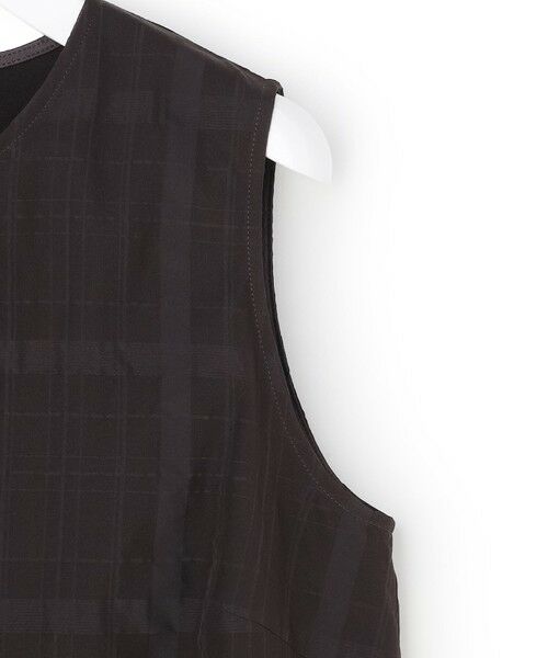 23区 / ニジュウサンク シャツ・ブラウス | シアーチェックレイヤード スリーブレス Tブラウス | 詳細12