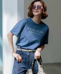 23区 / ニジュウサンク カットソー | LE SOLEIL SE LEVE ロゴ Tシャツ