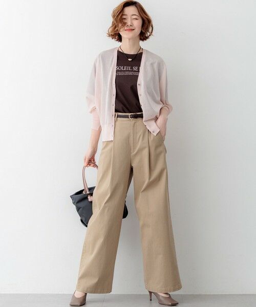 23区 / ニジュウサンク カットソー | LE SOLEIL SE LEVE ロゴ Tシャツ | 詳細6