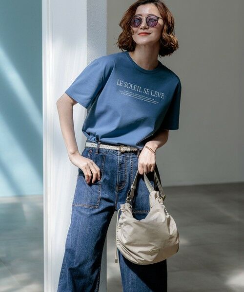 23区 / ニジュウサンク カットソー | LE SOLEIL SE LEVE ロゴ Tシャツ | 詳細11