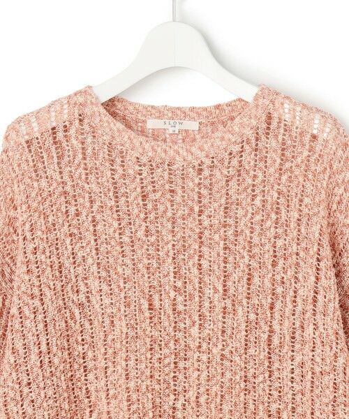 23区 / ニジュウサンク ニット・セーター | 【SLOW/一部店舗限定】エンブロイダリープルオーバー サマー ニット | 詳細4