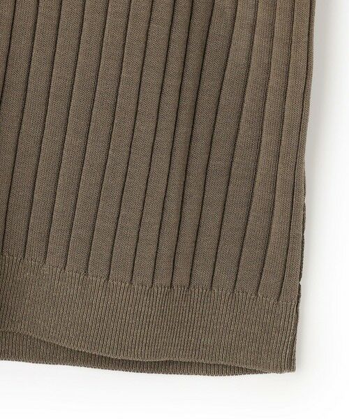 23区 / ニジュウサンク ニット・セーター | ワイドリブ 五分袖 ポロニット | 詳細7