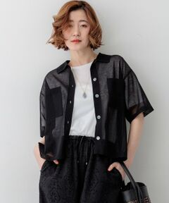 23区 / ニジュウサンク ニット・セーター | 【見上愛さん着用/WEB&一部店舗限定カラーあり】シアー ポロニット