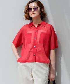 23区 / ニジュウサンク ニット・セーター | 【見上愛さん着用/WEB&一部店舗限定カラーあり】シアー ポロニット