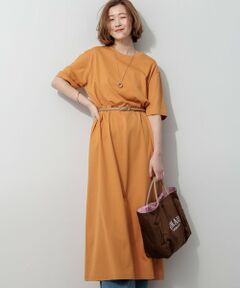 23区 / ニジュウサンク ロング・マキシ丈ワンピース | 【SLOW/一部店舗限定】ヴィンテージライクジャージー T ワンピース