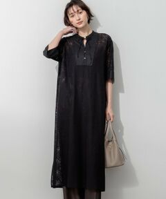 23区 / ニジュウサンク ミニ丈・ひざ丈ワンピース | 【SLOW/一部店舗限定】モチーフレース ワンピース