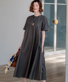 23区 / ニジュウサンク ロング・マキシ丈ワンピース | MANTECOブライトワッシャー フレアワンピース