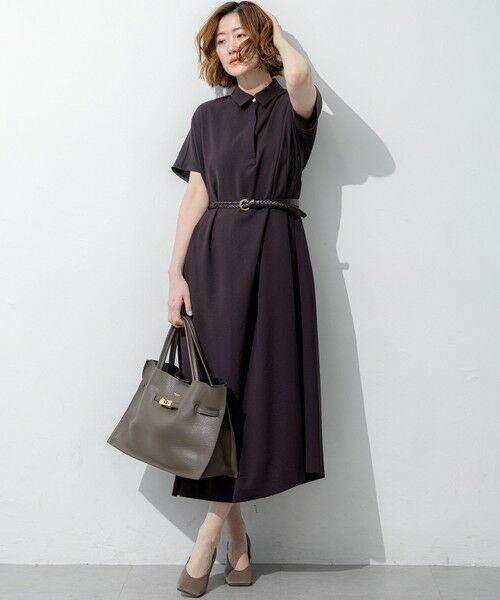 23区 / ニジュウサンク ロング・マキシ丈ワンピース | ドライ2WAYツイル ワンピース | 詳細4