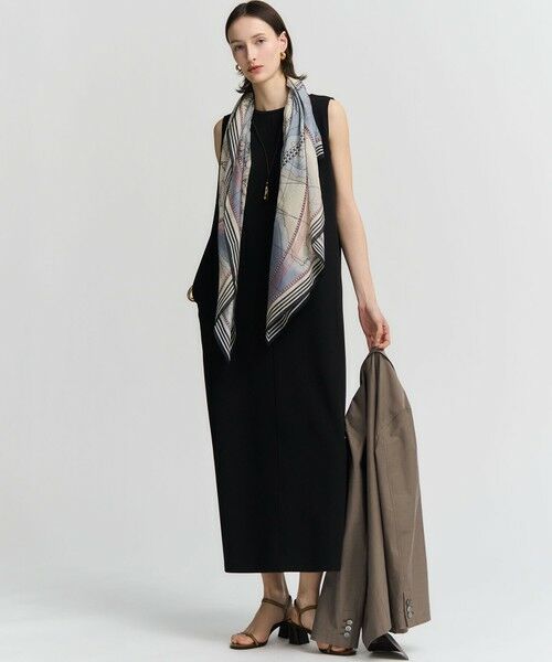 23区 / ニジュウサンク ドレス | ダブルフェイスジャージー Iラインワンピース | 詳細13