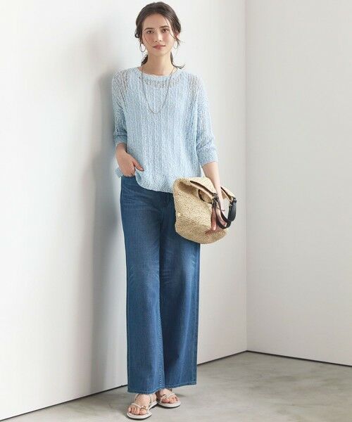 23区 / ニジュウサンク デニムパンツ | 【SLOW/一部店舗限定】LIGHT DENIM  ワイド パンツ | 詳細16