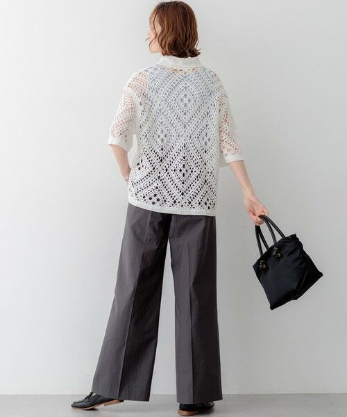 23区 / ニジュウサンク その他パンツ | MANTECOブライトワッシャー ワイドパンツ | 詳細3