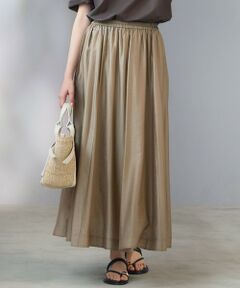 23区 / ニジュウサンク ミニ・ひざ丈スカート | 【SLOW/一部店舗限定】エアリーフレア スカート