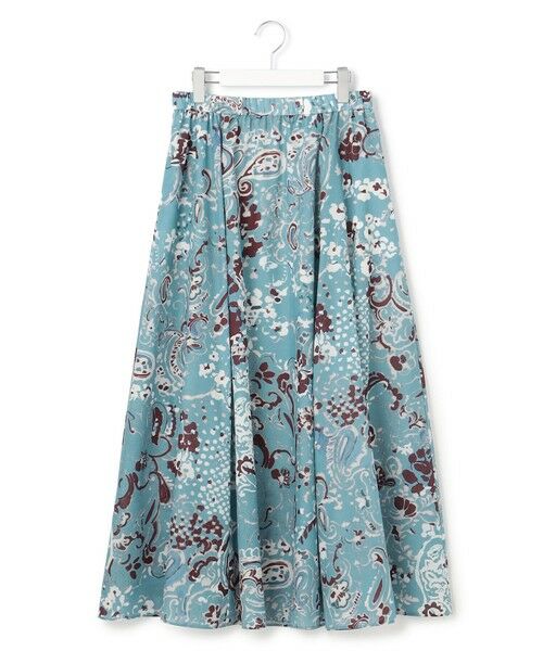 23区 / ニジュウサンク ミニ・ひざ丈スカート | Ericaランダムペイズリープリント フレアスカート | 詳細6