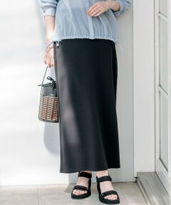 23区 / ニジュウサンク ミニ・ひざ丈スカート | ダブルフェイスジャージー Iラインスカート